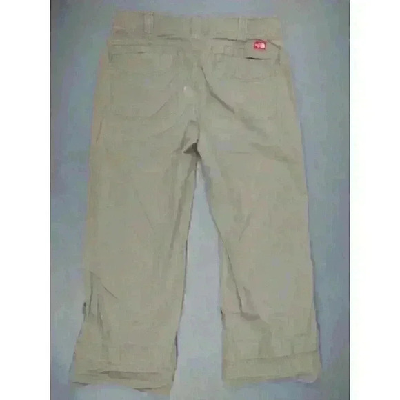 The North Face Roll Up Capri Pants Womens 4 Beige Ripstop - Picture 9 of 10